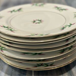 Mandarin Harmony House Fine China Dinner Plates Vintage. 10 Pieces